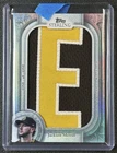 JACKSON MERRILL 2025 TOPPS STERLING GAME-USED JERSEY LETTER "E" PATCH 1/1 PADRES