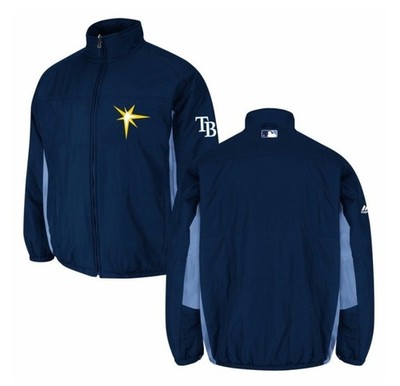Majestic Tampa Bay Rays Double Climate On-Field Jacket Size S