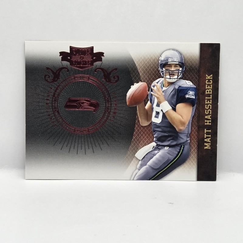 2010 Panini Plates and Patches #88 Matt Hasselbeck Card /499 Seattle Seahawks 