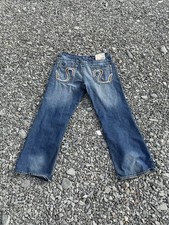 y2k south pole premium denim embroidered jeans size 38