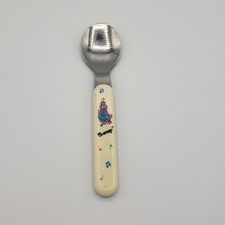 Vintage Barney and Friends Children's Spoon 1992 Toddler Baby