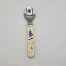 Vintage Barney and Friends Children's Spoon 1992 Toddler Baby