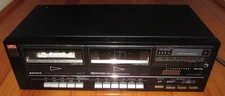 SANYO RD W41 Dual Stereo Cassette Deck Player Recorder Noise Reduction - TESTED