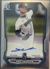 2026 Bowman Baseball Base Chrome Kade Anderson Auto (On Card)