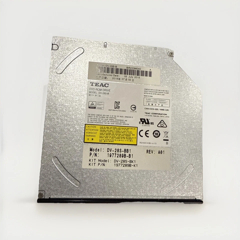 TEAC DV-28S-B Slim Internal DVD-ROM Drive – SATA - Image 3 of 4