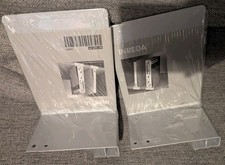 2 packs of Pair IKEA Inreda Bookends (1999) 10035 801.049.99  (4 bookends total)
