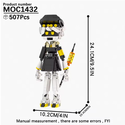 Murder Drones MOC Building Blocks Set Uzi N V Model Bricks Toy MOOXI