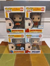 Mister Rogers Funko Pop Vinyl Figures Lot Of 4 #634 #635 #636 #783
