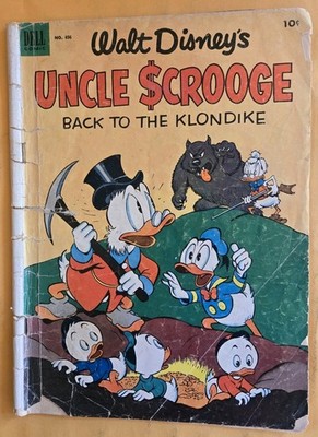 Four Color #456: Walt Disney's Uncle Scrooge Poor (.75) Dell Comics 3/53