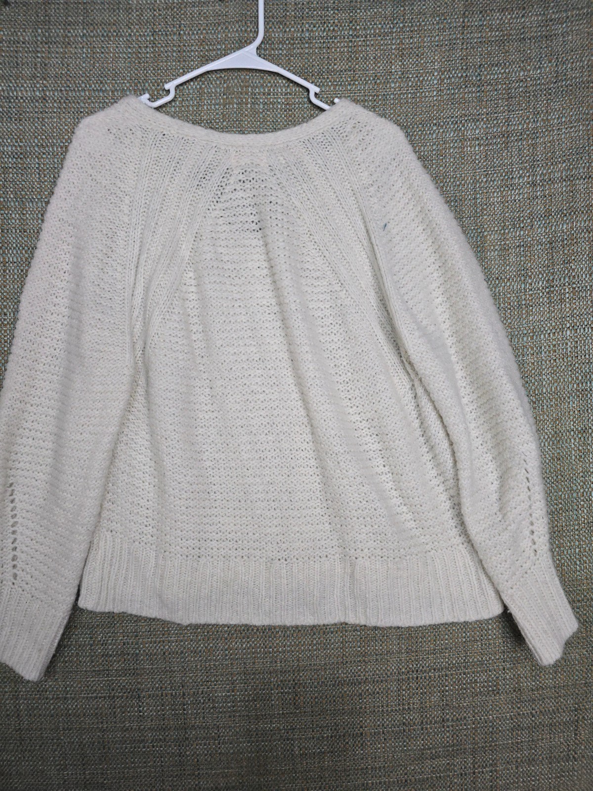 Universal Thread Sweater White Medium Large Knit … - image 7