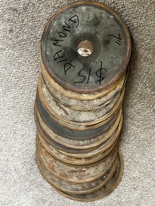 19 DIAMOND CUT OFF WHEELS, 7" DIA.