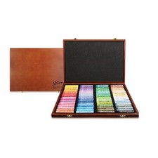 Mungyo Gallery Soft Oil Pastels Wood Box Set of 72 - Assorted Colors MOPV-72W 
