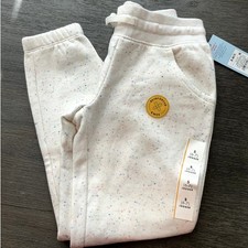 Cat  Jack Girls' Rainbow Speckled Joggers S 6/7, NWT