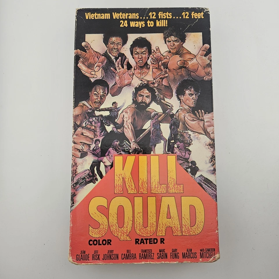 Kill Squad - VHS - 1981 - Kung Fu - Martial Arts - Color - Rare - Image 2 of 4