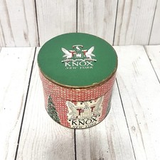 Vintage KNOX HATS Miniature Salesman Sample Promotional Hat Box  Condition