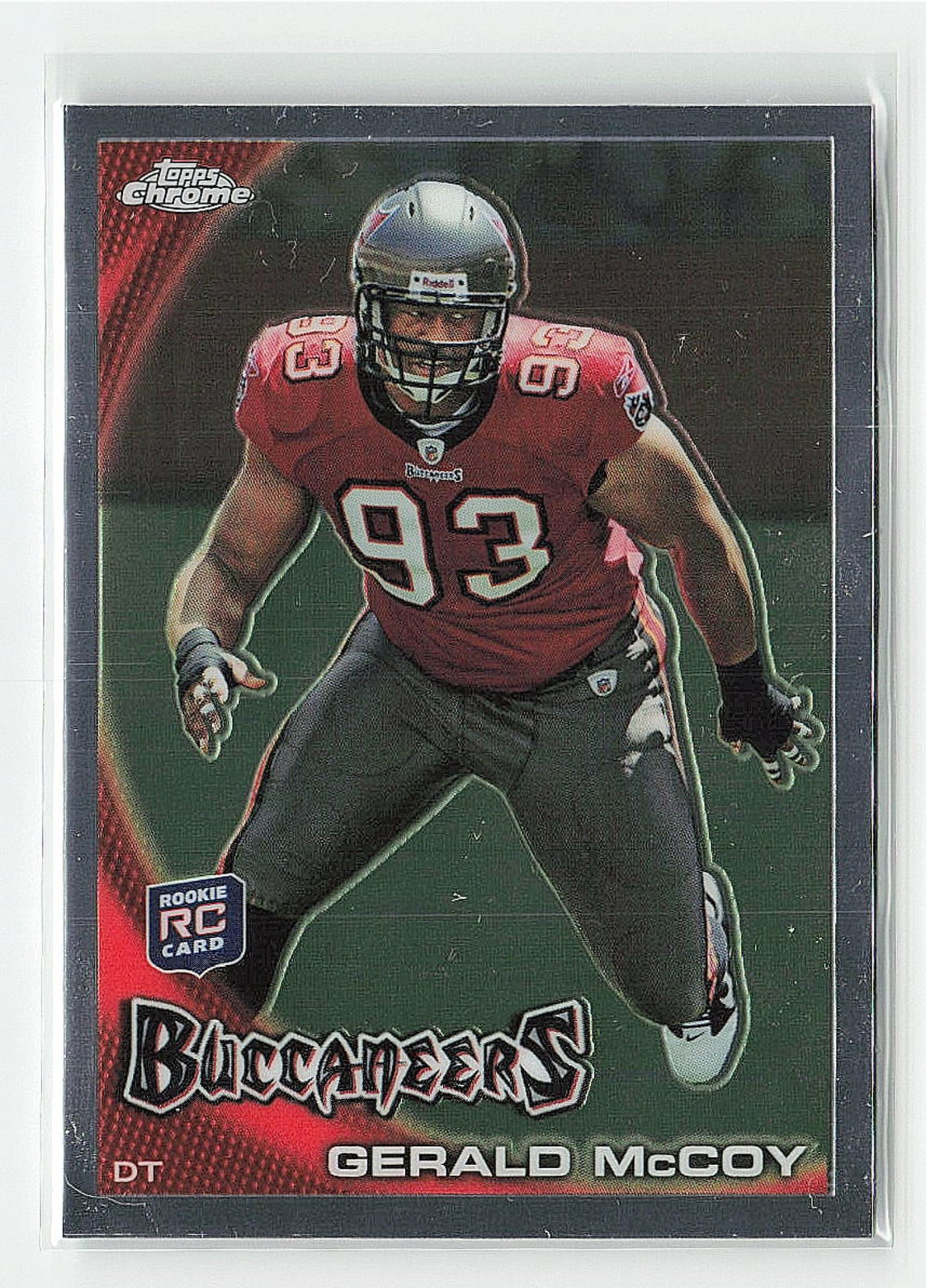2010 Topps Football Chrome Gerald McCoy #C170 RC Tampa Bay Buccaneers