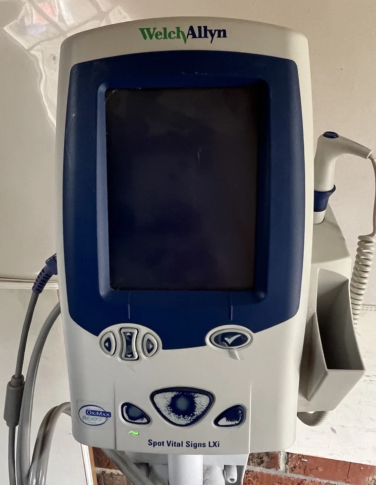 Soporte/carrito para monitor Welch Allyn Spot Vital Signs LXi 45NT0 SureTemp Plus USB BP Foto 4 de 4