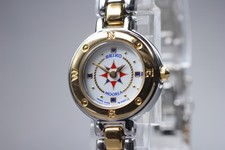Vintage 1989 *N NEUWERTIG* Seiko Moorea 4N20-0150 Gold Armband Quarz...