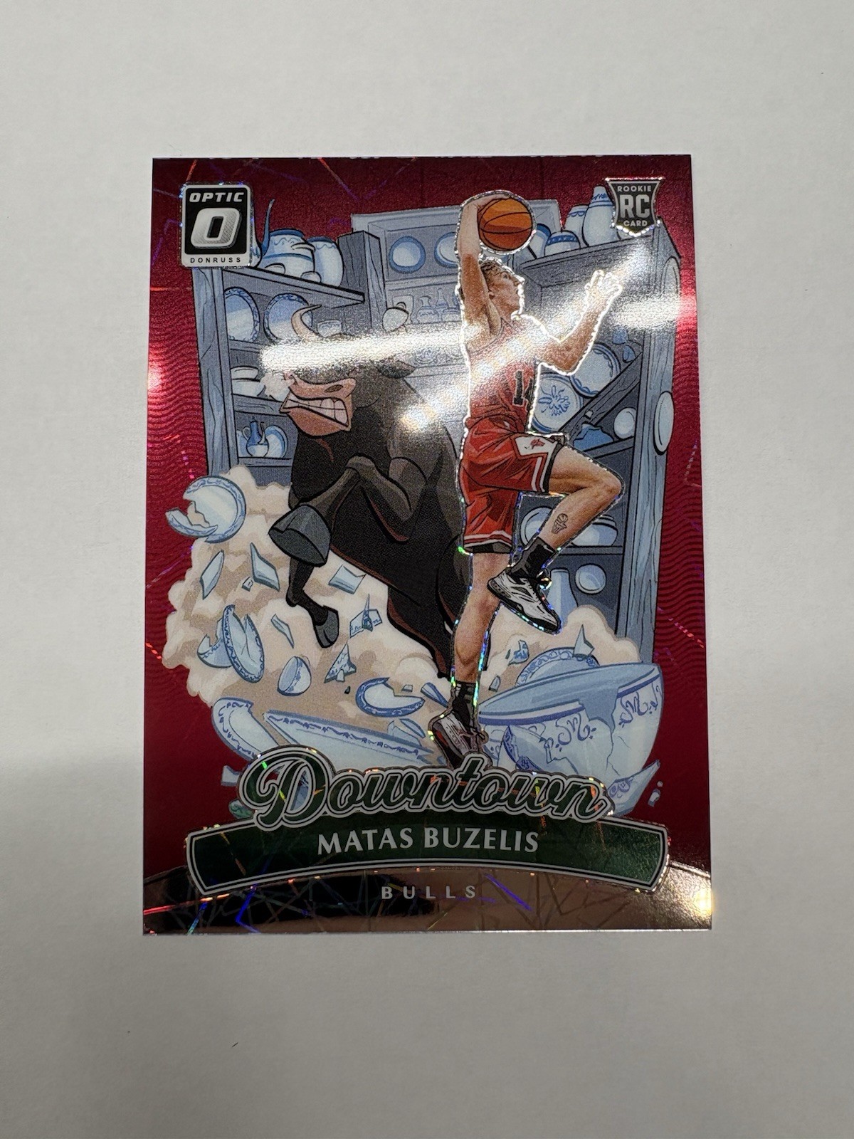 2024-25 Panini Donruss Optic Matas Buzelis #24 Velocity Downtown RC Case Hit SSP