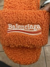 Balenciaga Fur Slides
