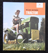 Brochure De Ventes Originale Du Tracteur De Jardin John Deere 60 110 1964-1966!
