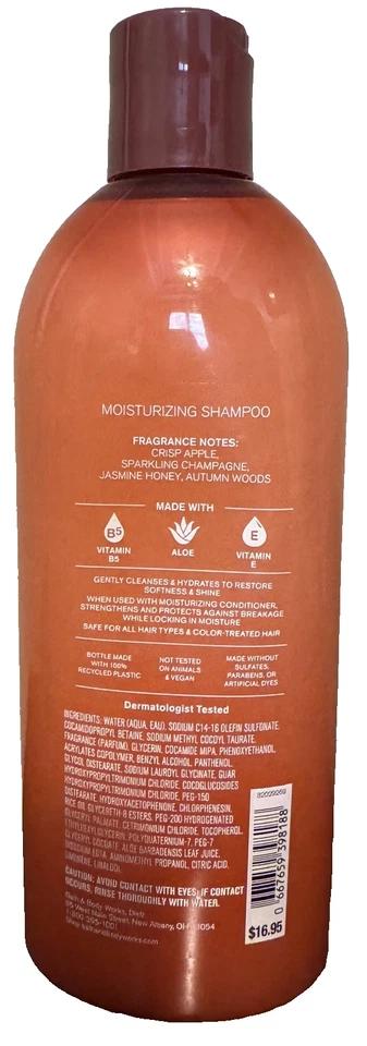 Bath & Body Works Champagne Apple & Honey Shampoo Moisturizing w Vitamin B5 Aloe - Image 2 of 2