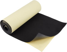 78.7X15.7Inch Adhesive EVA Foam Roll, 5Mm Black Adhesive EVA Foam Sheets Cosplay