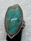 A Vintage Sterling Silver And Turquoise Ring. Signed Barse, Thailand. Size 8