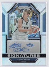2023 Panini Prizm WNBA Signatures Katie Smith #SG-KSM Silver Prizm Auto MIN LYNX