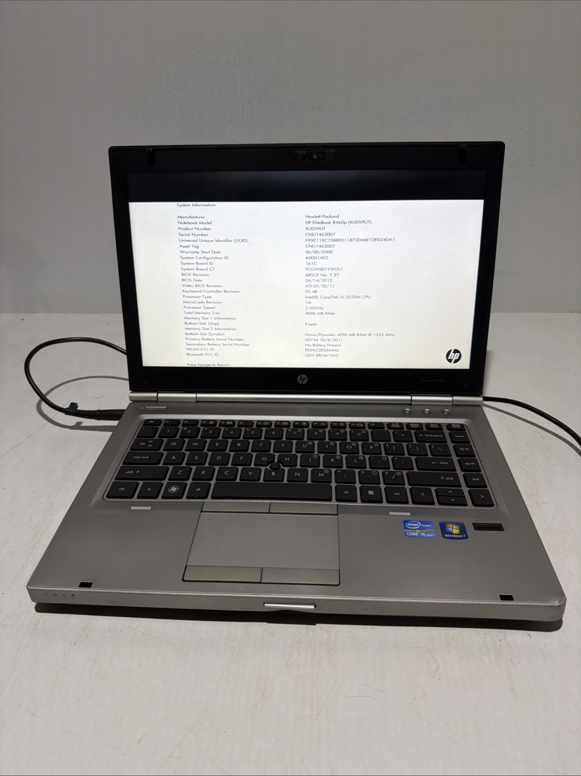 HP EliteBook 8460p 14" Laptop