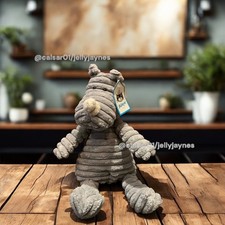 Jellycat Retired Small Grey Cordy Roy Rhino ~ With Tags! 🦏