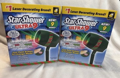 Star Shower Motion Outdoor Holiday Laser Light Show AS-SEEN-ON-TV Projector NIB
