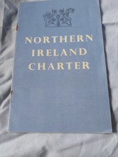 1950 Booklet On The Northern Ireland Charter By F H Newark Of Queens University
