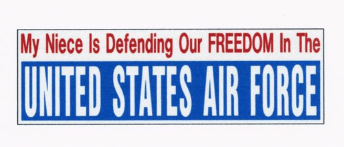 UNITED STATES AIR FORCE Decal 3 X 9 Decal USAF - Picture 12 of 13