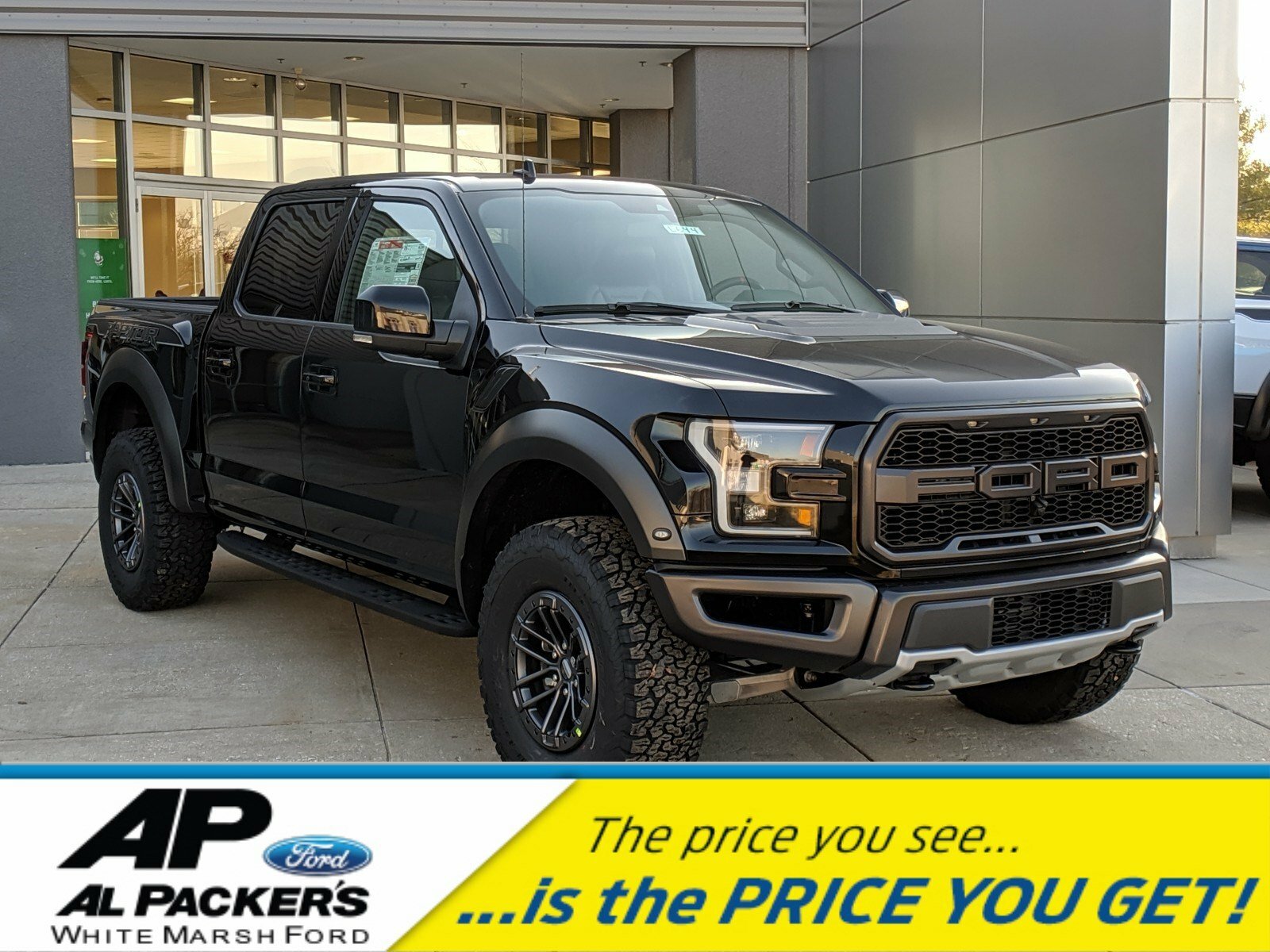 2020 Ford F-150 RAPTOR 2020 FORD F-150 RAPTOR SUPERCREW AGATE BLACK