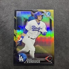 2016 Bowman Chrome Prospects Black & Gold Refractor Alex Verdugo #BCP188