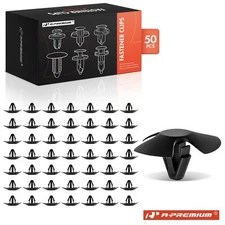 A-Premium 50Pcs 9mm Nylon Hood Insulation Retainer Clips Single Head for Toyota