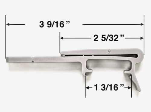 VERTICAL BLIND VALANCE CLIP Fits BALI MAGNUM AND GRABERS G-98 ULTRAVIEW & 1 3/16 - Picture 2 of 11