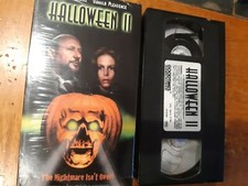 Halloween II 2: 1996 VHS Jaime Lee Curtis, NM. Tested , Vidcaps, SHRINK