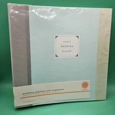 Martha Stewart Our Wedding Keepsake 3 Hole Ring Bound Planner Binder Photo Book