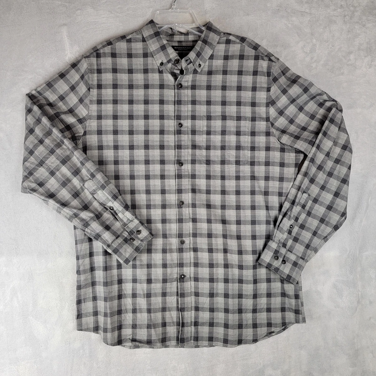Banana republic luxe flannel 2025 slim fit