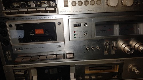 GRABADORA/DECK HITACHI D 720 AÑOS 80 - Imagen 3 de 3