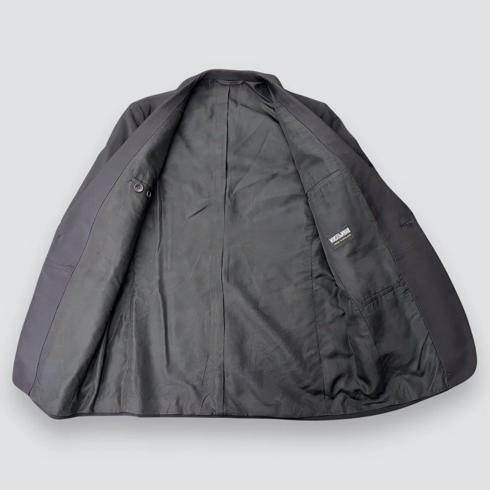 Traje de Esmoquin Negro Vintage Años 70 Chaqueta Abrigo Deportivo Años 70 Mod Worsted & Mohair 40 Foto 4 de 4