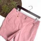 Talbots Womens Shorts Trouser Shorts Chino Dusty Rose Pink 12