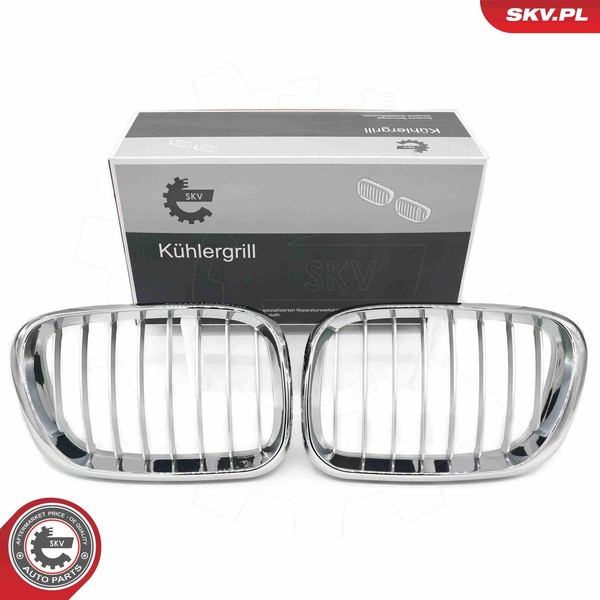 Esen SKV KüHlergrill KüHlergitter Chrom Passend FüR BMW X5 E53-image