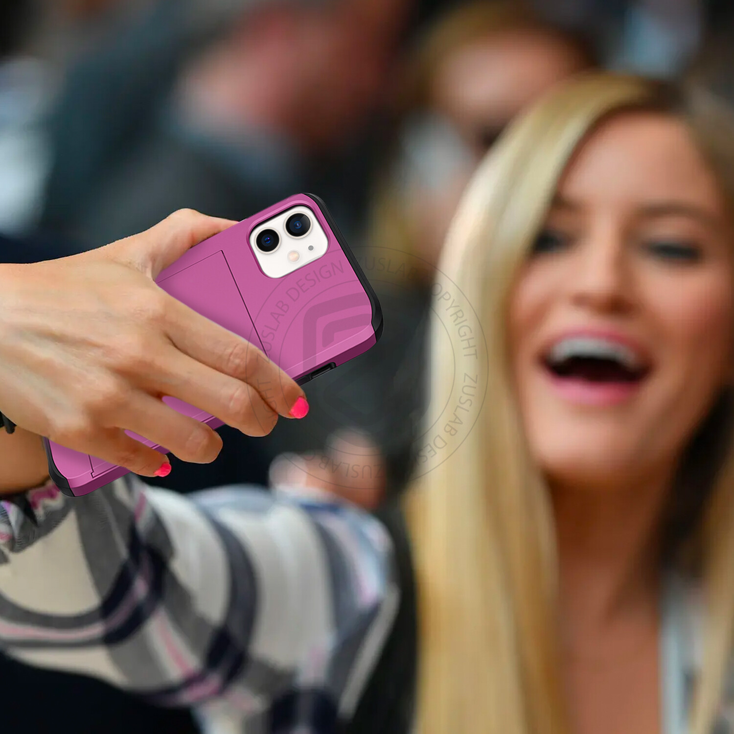 iPhone 12 Pro Max mini Case ZUSLAB Wallet Card Holder Shockproof Slim