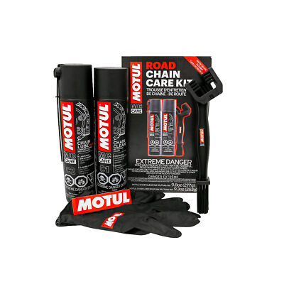 For Motul MC Chain Care Kit Road Spray Degreaser 109767