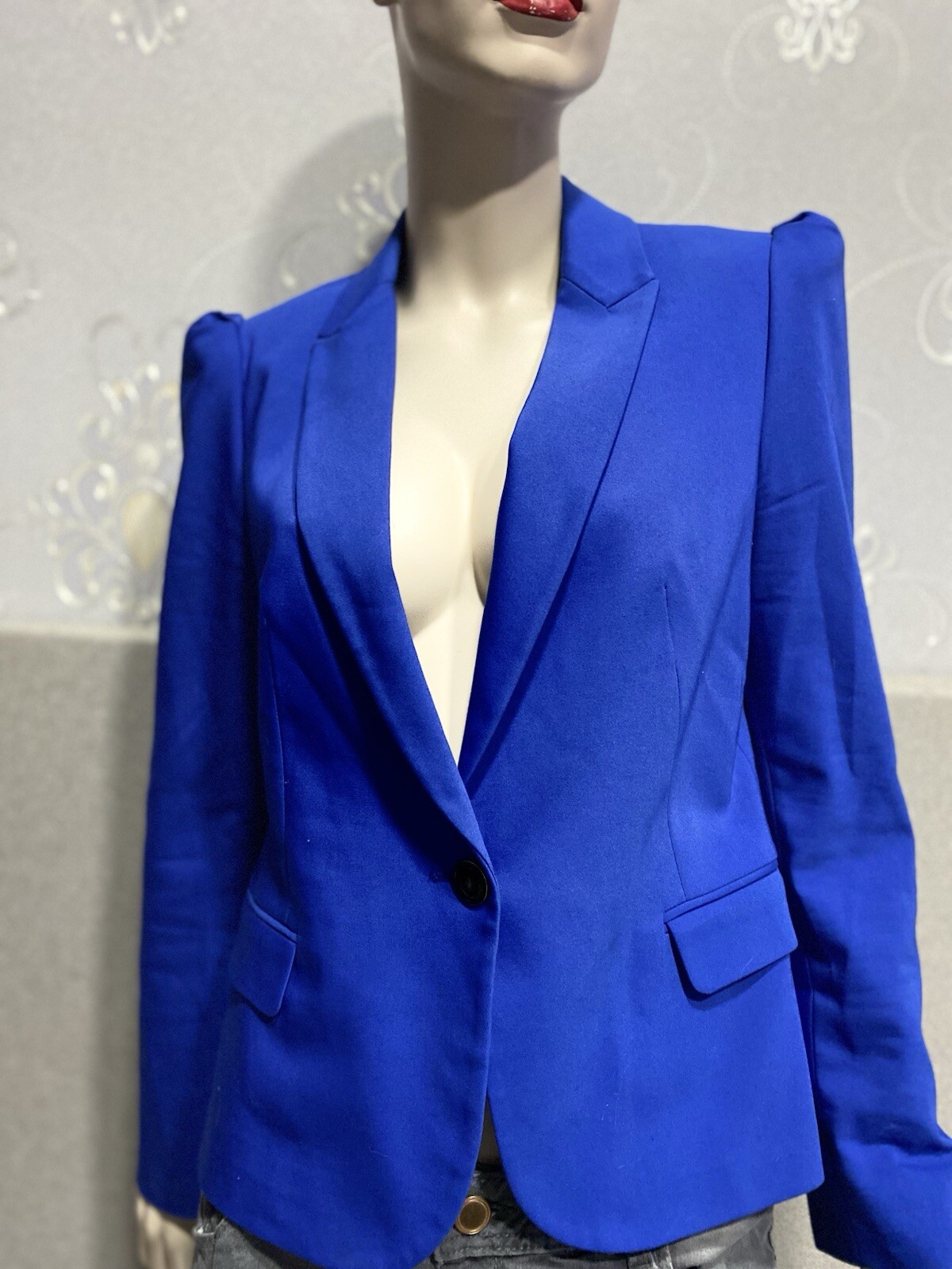 Zara Basic Jacket Blazer  Made in Spain Size L - image 4