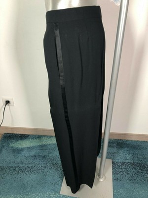 Costume Smoking Hugo Boss Bleu Marine Satiné - Taille ~46/32 - Occasion Très Bon état