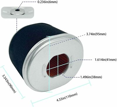 Dalazy Air Cleaner Filter Element 11HP & 13HP for Honda GX340 GX390